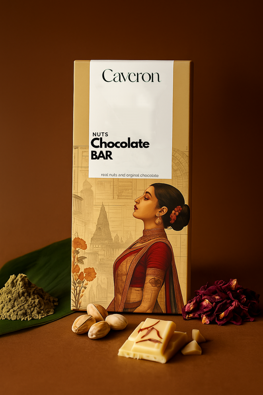 Caveron bar || nuts and creamy chocolate sweet bar