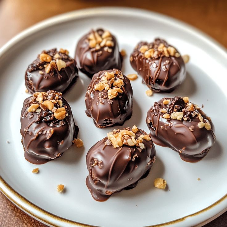Chocolate coated caramelized khajur | pack of 20