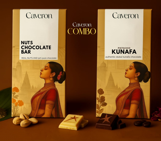 nuts chocolate and kunafa combo